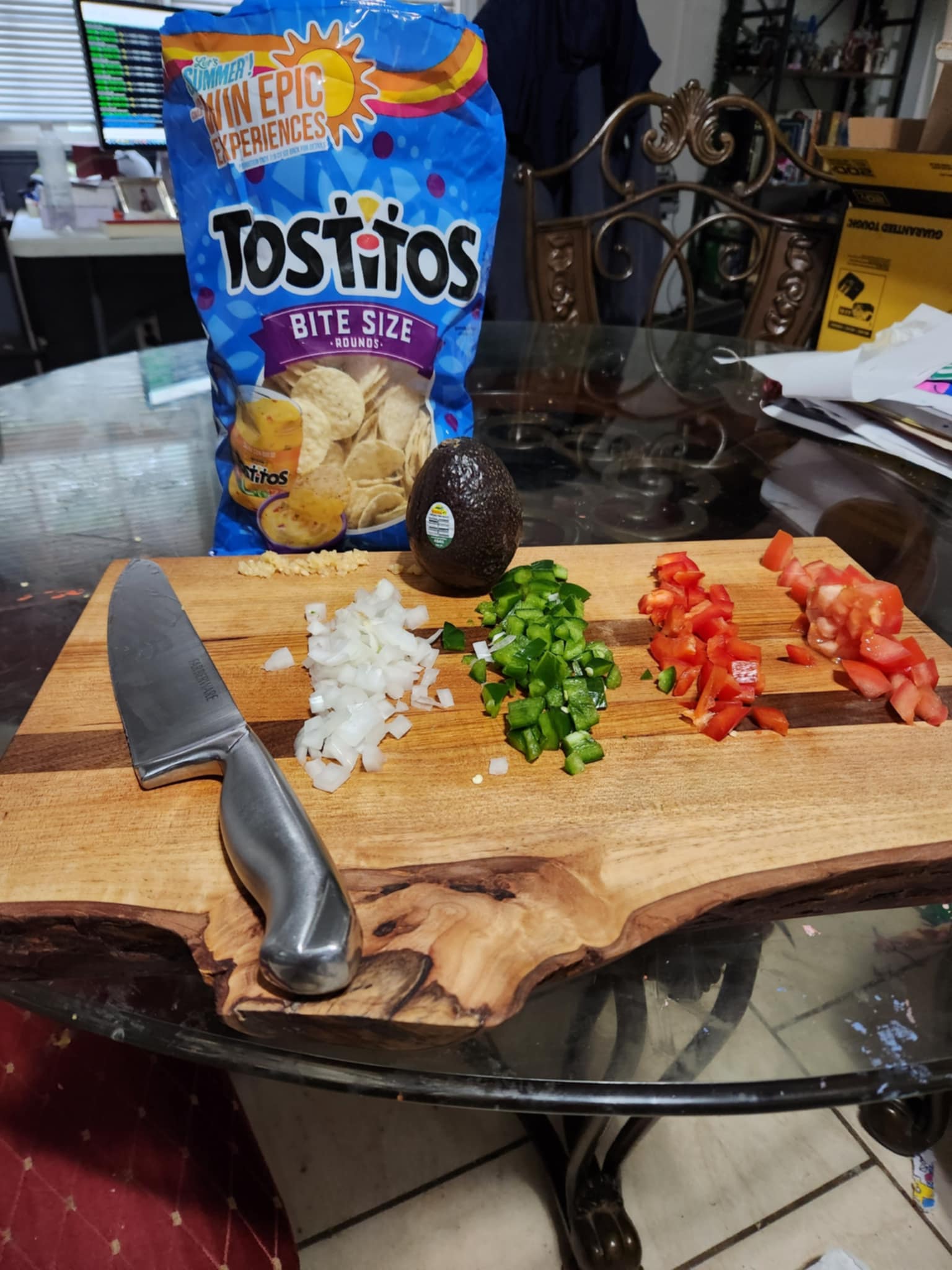 Handcrafted wooden pecan cutting board with a rustic design