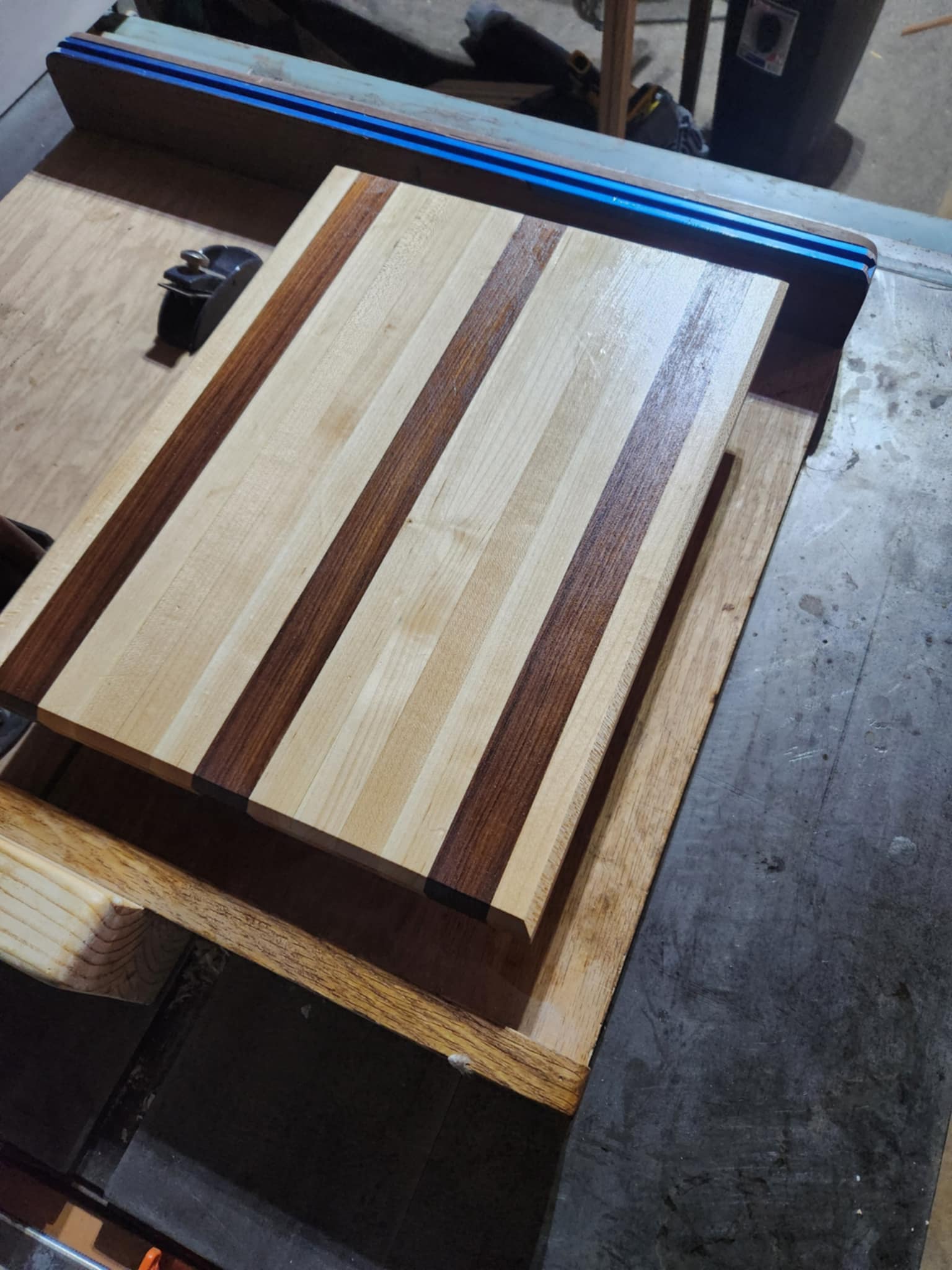 Professional wooden cutting board with clean design
